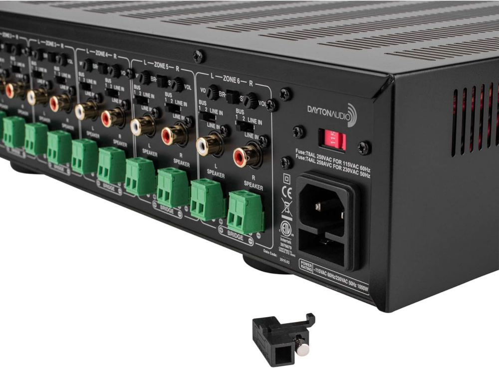 Dayton Audio MA1240a, multiroomförstärkare