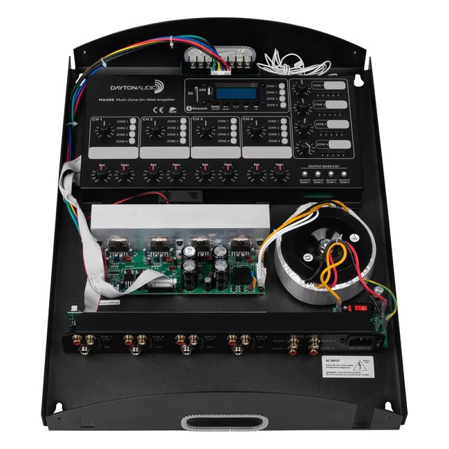 Dayton Audio MA455, vægmonteret multiroom-forstærker