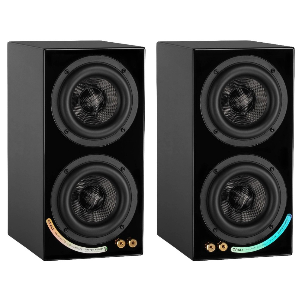 Dayton Audio OPAL1 stativhøjttaler, blank sort par