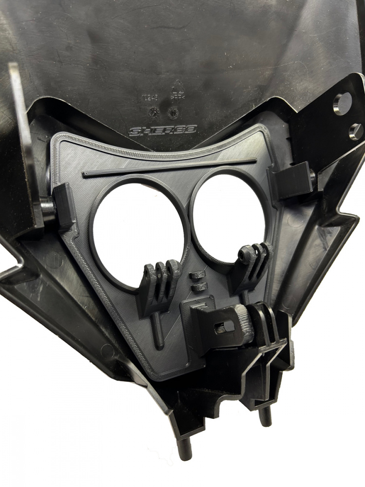 Sherco 2024- 3D print Lampfäste Nizled 2xE30F/E40F