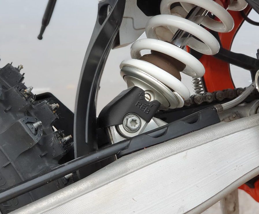 KTM EXC 2017-2023 3D print svingskydd standard, svart