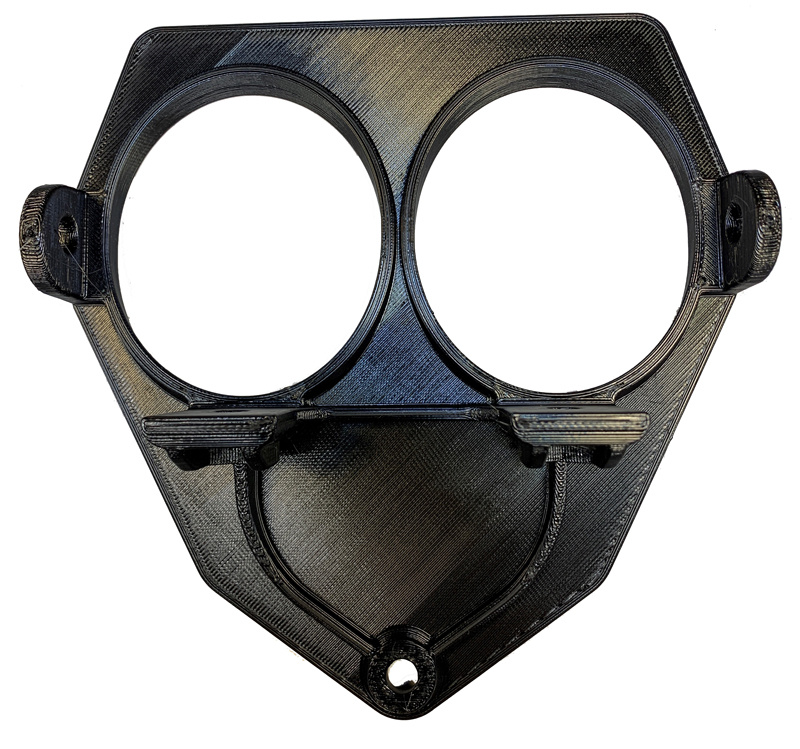 Sherco 2012-2023 3D print Lampfäste Nizled 2xR40DRL/E40D 