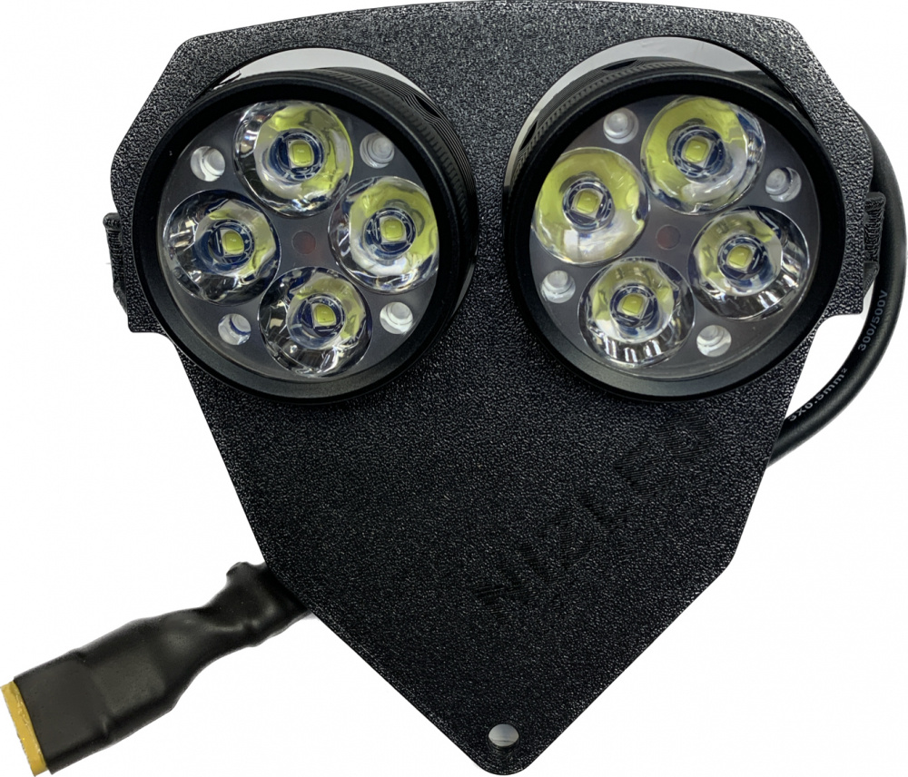 Beta lampfäste 2020-2026, utan kåpa, NIZLED 2xR40DRL kallvit (80w)