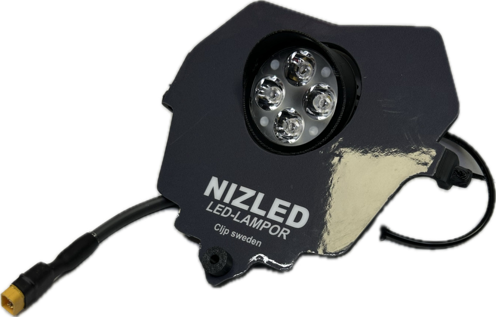 Singelljus kallvit 40w Fantic 4-takt 2024-, grå dekal, 1xE406k NIZLED