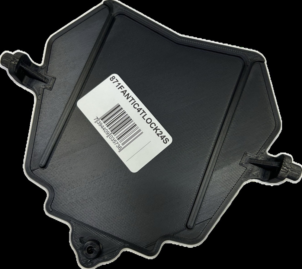 Skyddsplåt lamphus Fantic 4-takt 2024- svart