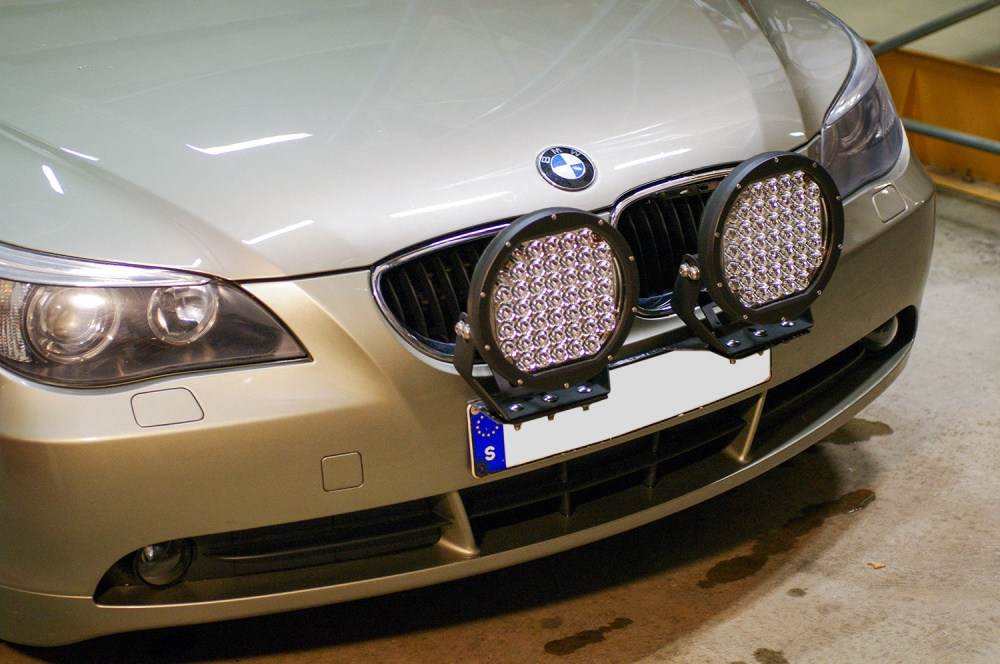 NIZLED nummerpladebeslag til 2 stk 7/9