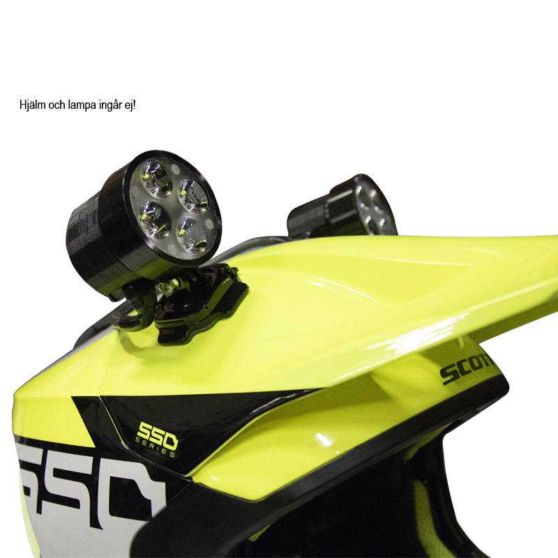 Goprofäste för E40F, ex hjälm 360grader vridbart