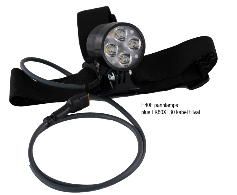 Gopro lampfäste pannband