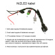 NIZLED kabelstamme med 12V relé og DT-kontakt NIZLED kabelstamme med 12V relé og DT-kontakt