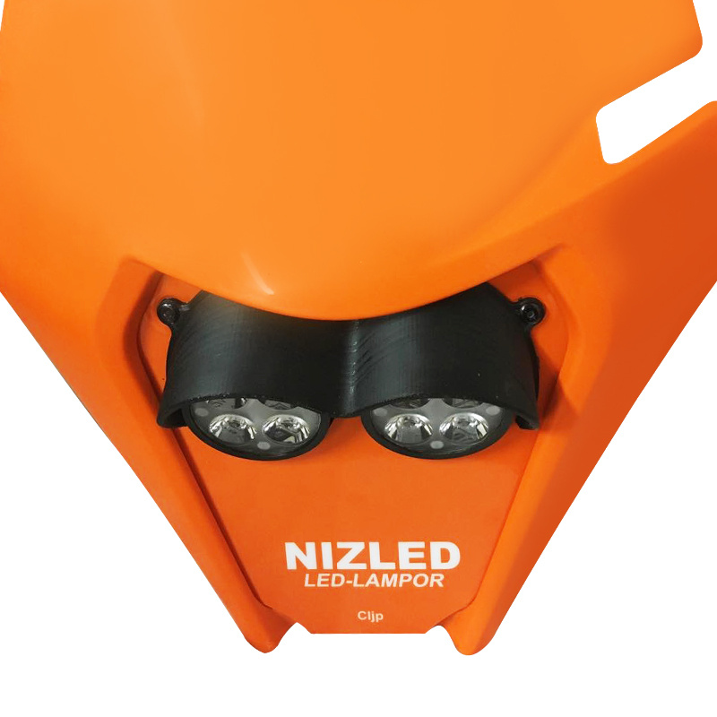 Lamphuskeps medium, Nizled Svart 28mm