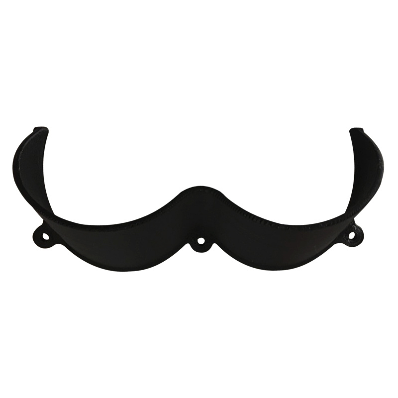 Lamphuskeps XLarge, Nizled Svart 50mm