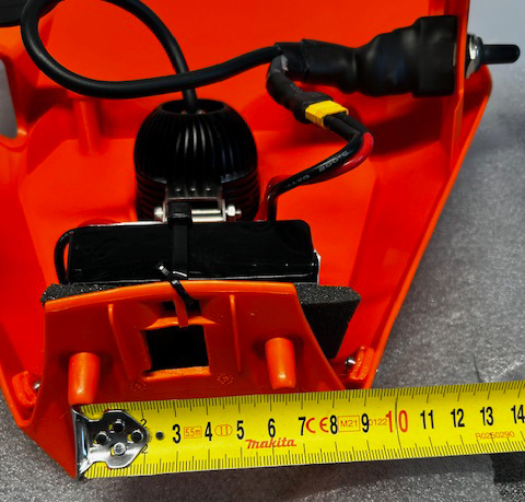 Singelkåpa 40w med batteri till KTM 85cc, NIZLED R40DRL kallvit