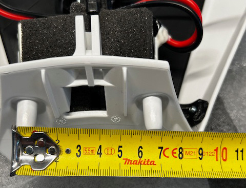 Singelkåpa 40w med 7ah batteri till KTM 85cc, NIZLED R40DRL kallvit