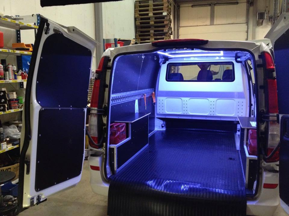 NIZLED 1 m LED Aluminiumlist vit 30watt