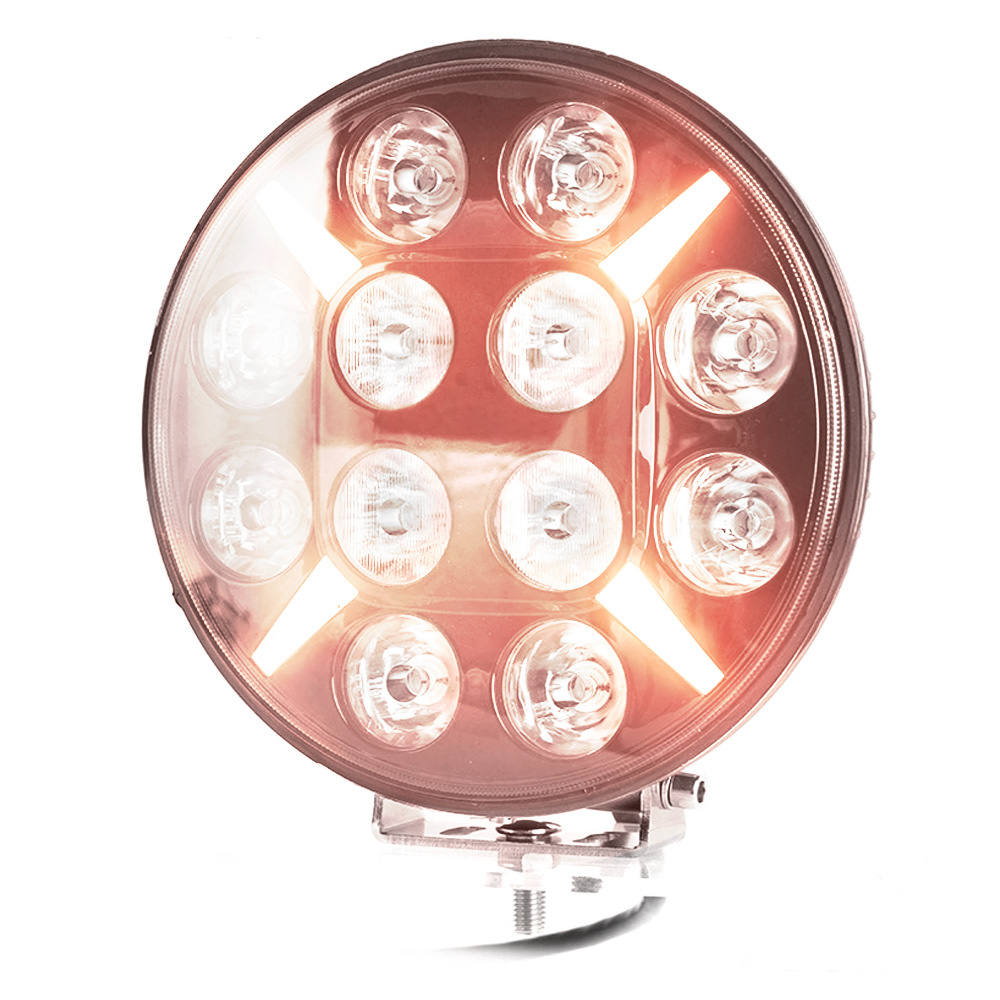 NIZLED R120DRL, 9 tommer / 22 cm ekstralys med DRL, 120W