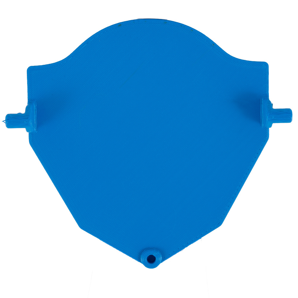 Skyddsplåt lamphus till TM -2019. Färg: Blå