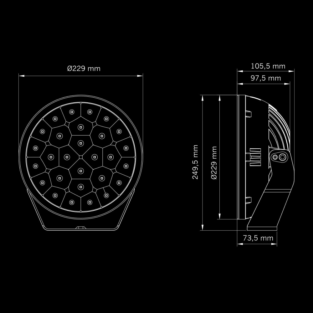 Strands Yukon 2.0 Spot Ekstra lys 9