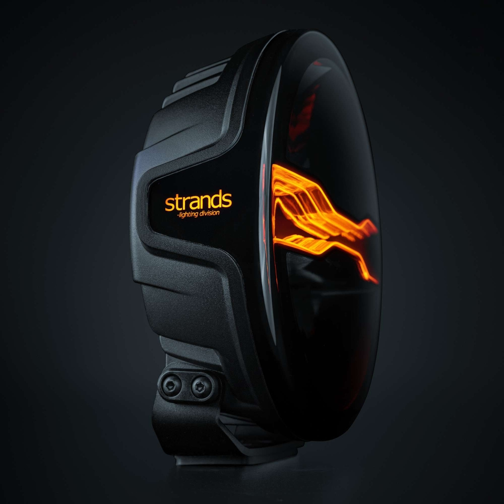 Strands FOR9T Dragon Drive ekstra lygte, 7 tommer, hvid/amber positionslys