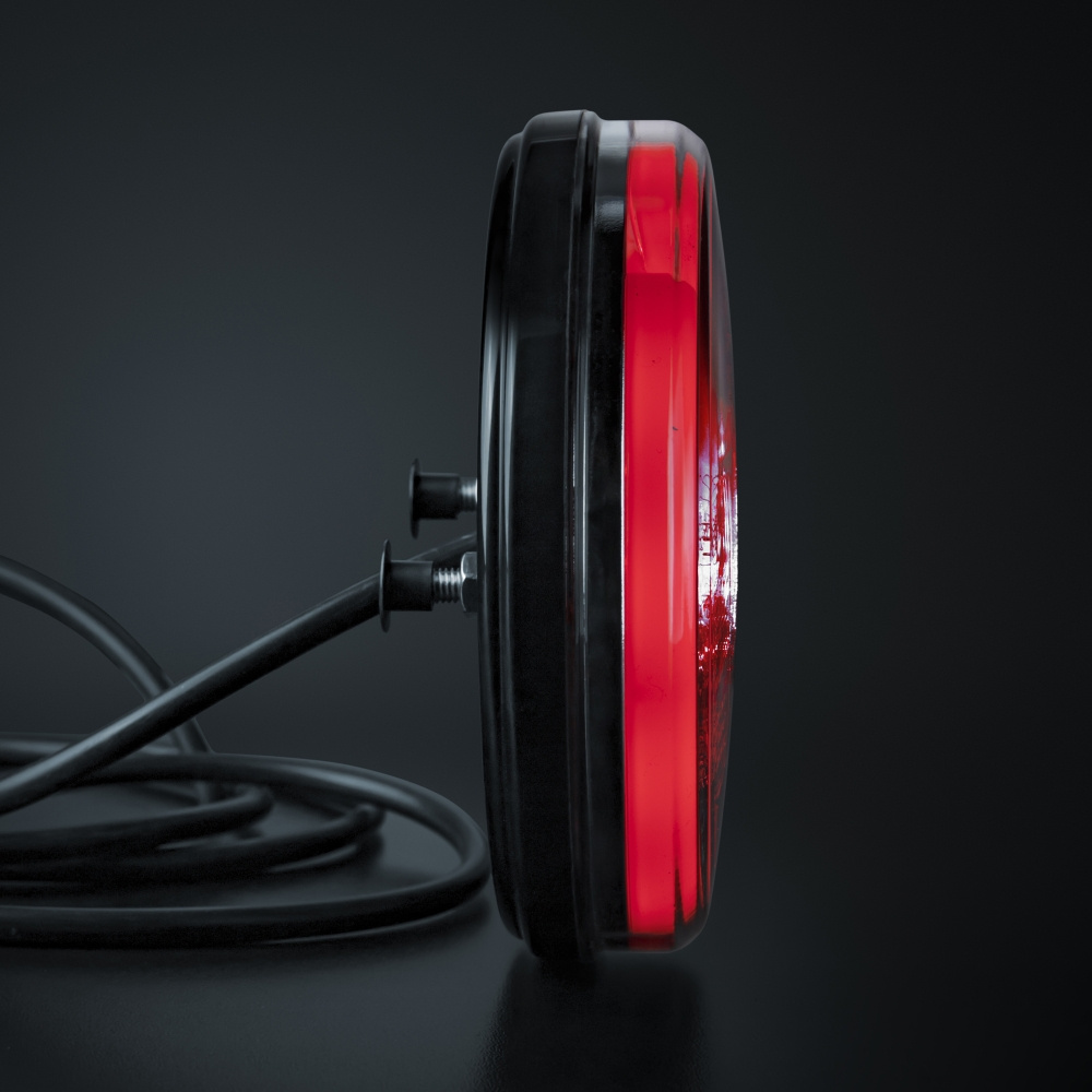 Strands Baglygten LED 3 Kamre 12-24V,142Mm Diameter Pos/Back/Dimm