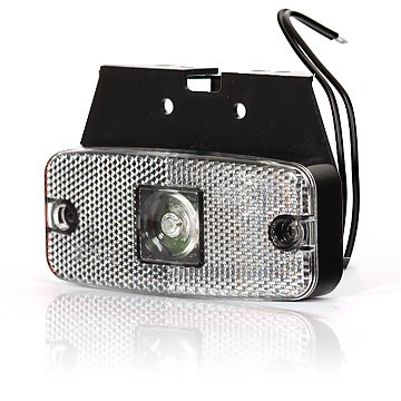 Strands Positionslys LED 111X50Mm Hvid 12-24V,12-24V E-mærket