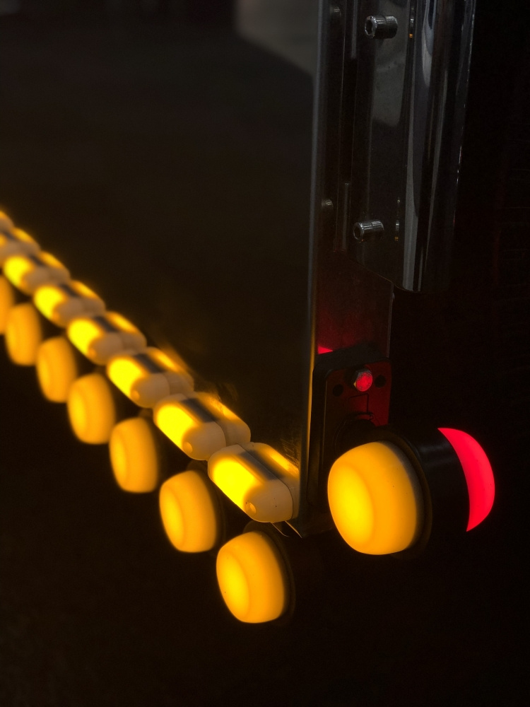 Strands Neon 3 LED Orange,12-24V E-Mærket