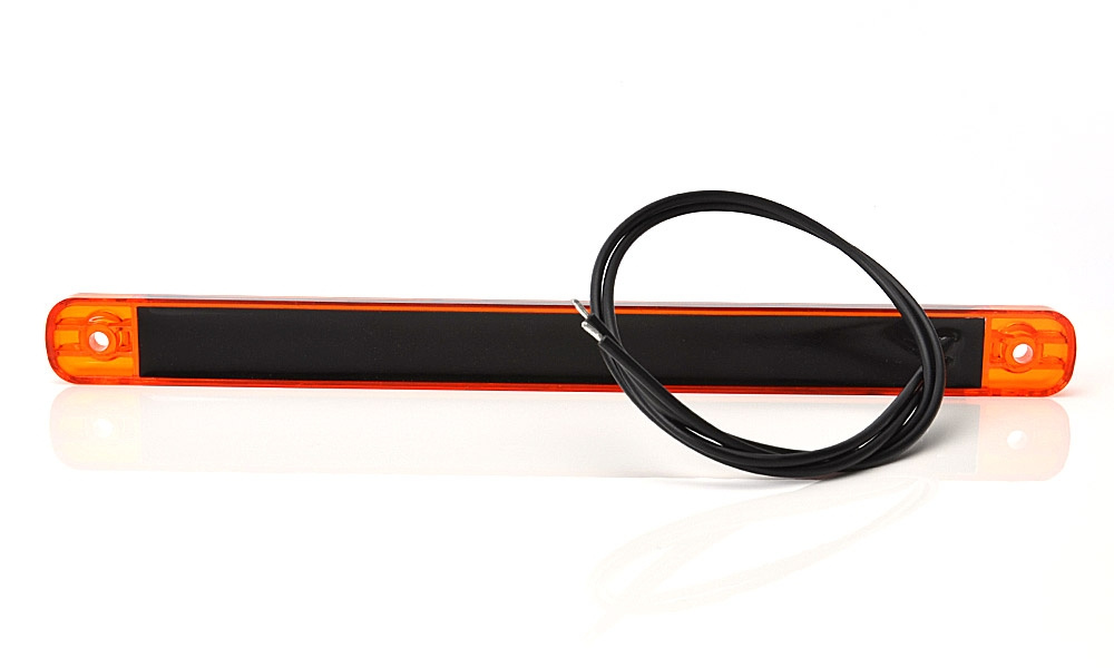 Strands Sidomarkering Orange Slim 9 LED,9-36V IP68. E-mærket.