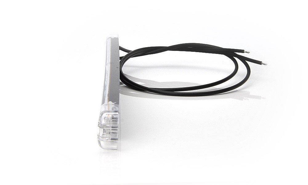 Strands Positionslys Vit Slim 9 LED, 9-36V IP68. E-mærket.