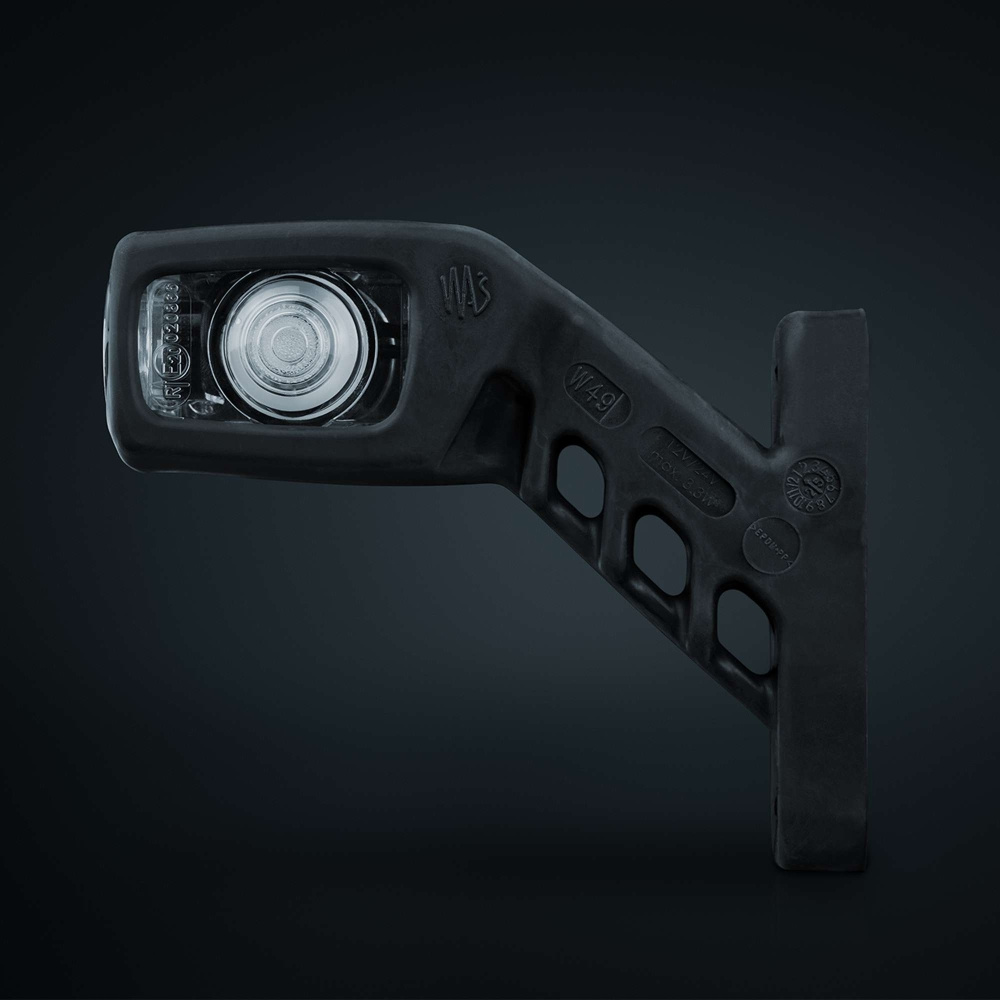 Strands Gummiarm Kort Høj Sidepositionslys