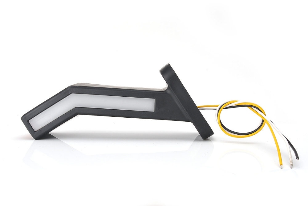 Strands Gummiarm Lang Venstre - Dyn. Blink,12-24V Dc, IP66/68, E-Godkendt