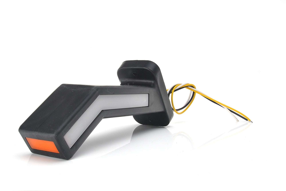 Strands Gummiarm Lang Venstre - Dyn. Blink,12-24V Dc, IP66/68, E-Godkendt