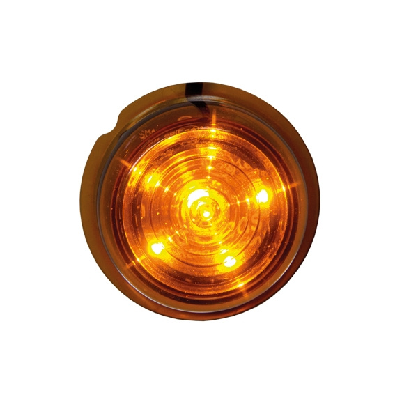 Strands Viking Sidomarkering 6 LED, Orange Linse.