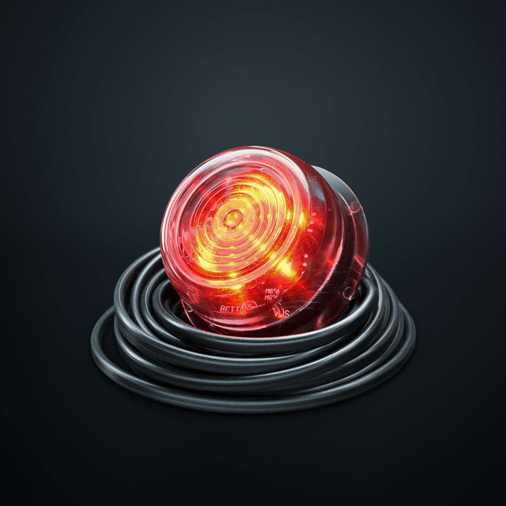 Strands Viking Positionslys 6 LED, Rød