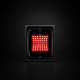 Strands Dark Knight Square Ize LED, Bag- / Bremselys Strands Dark Knight Square Ize LED, Bag- / Bremselys
