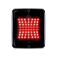 Strands Dark Knight Square Ize LED, Bag- / Bremselys Strands Dark Knight Square Ize LED, Bag- / Bremselys