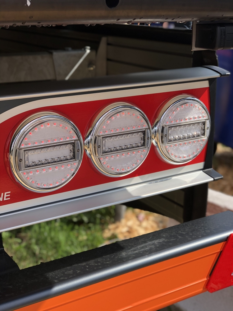 Strands Rund LED 3 Kammer 12-24V,142Mm Diameter Klar Linse