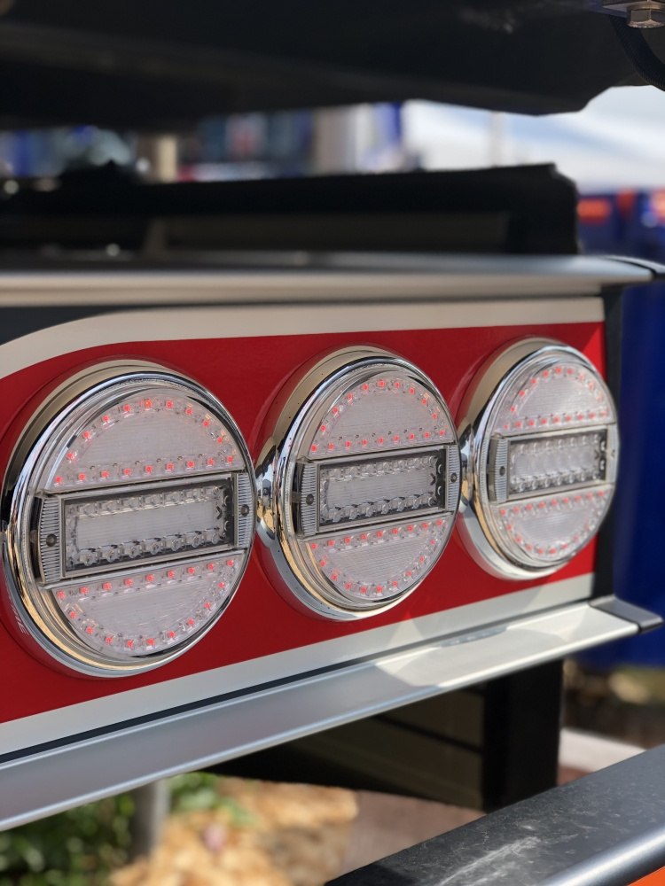 Strands Rund LED 3 Kammer 12-24V,142Mm Diameter Klar Linse