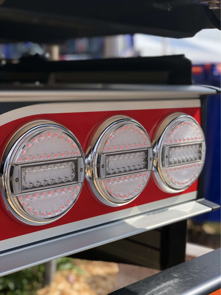 Strands Rund LED 3 Kammer 12-24V,142Mm Diameter Klar Linse