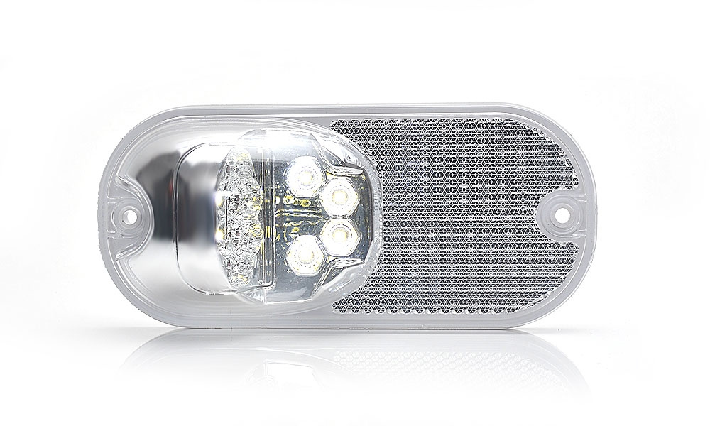 Strands Positionslys Hvid 12-24V DC