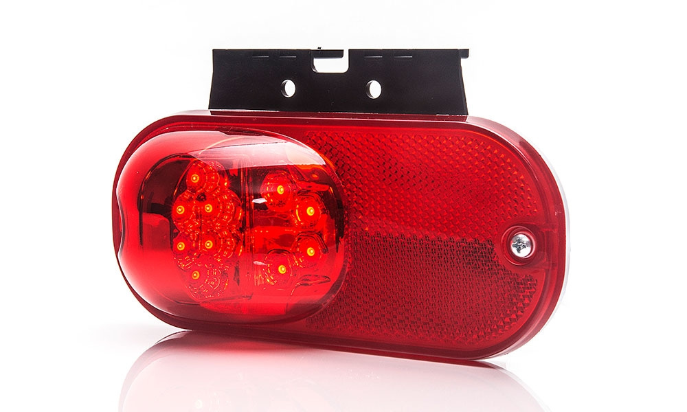 Strands Positionslys Rød 12-24V DC