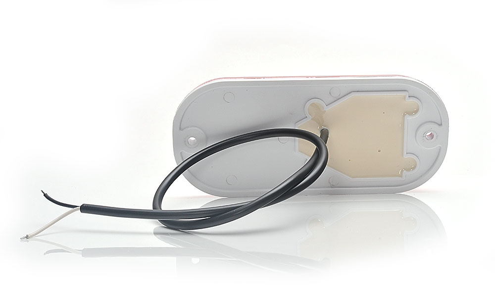 Strands Positionslys Rød 12-24V DC