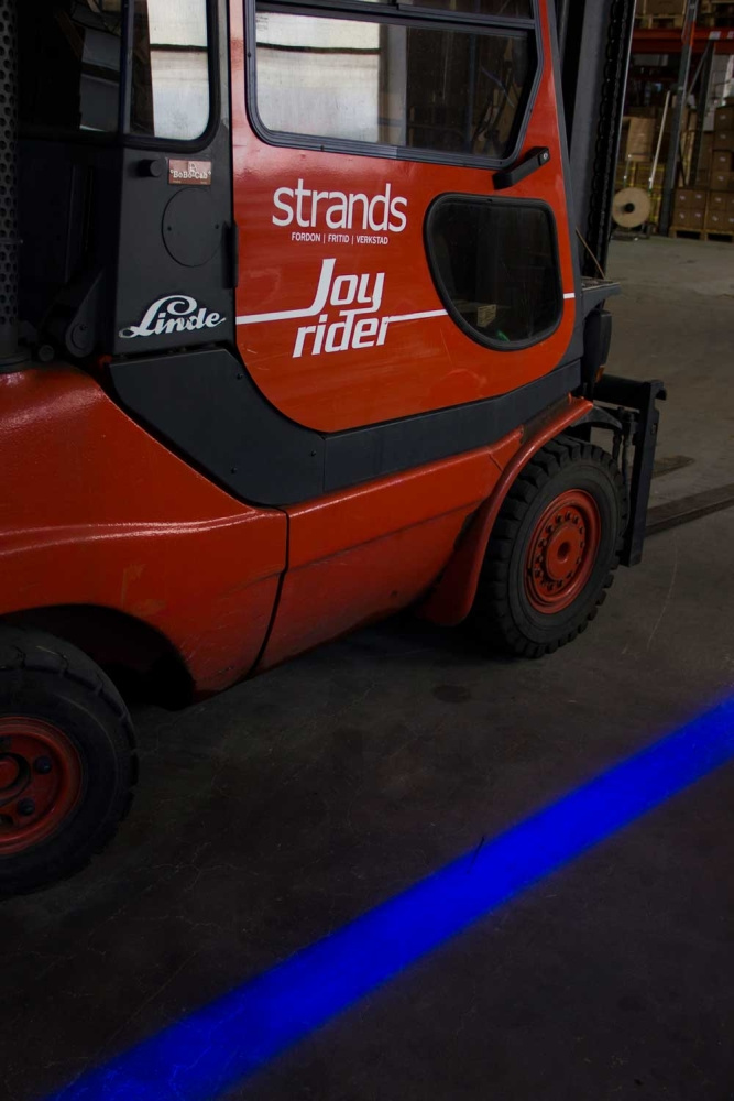 Strands Blå Linje Trucklampe 7W