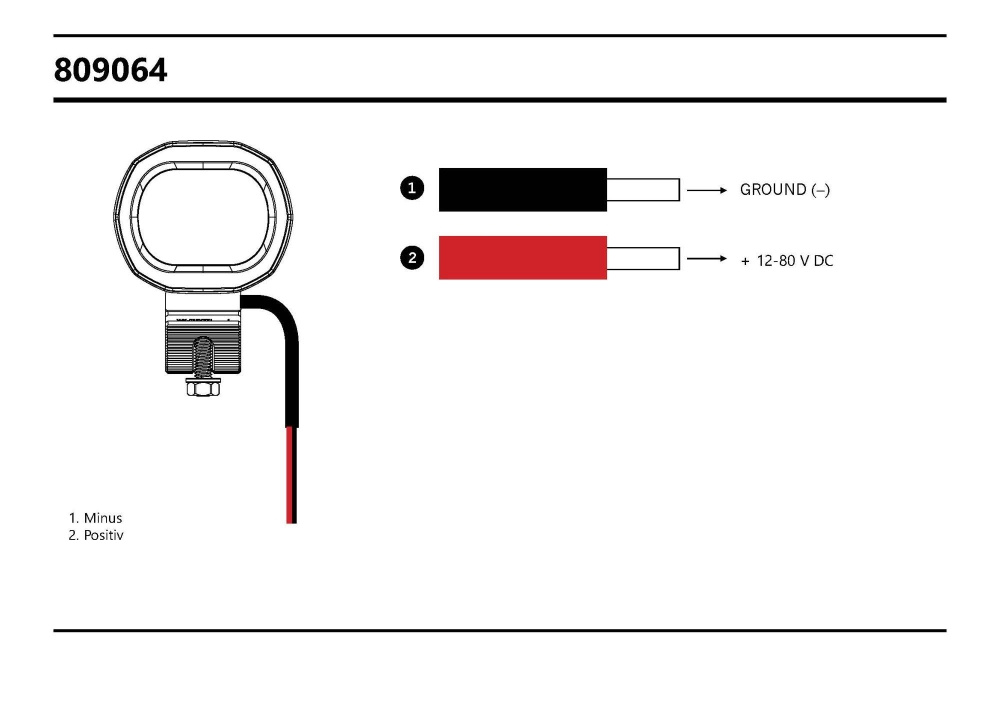 Strands Blå Linje Trucklampe 7W