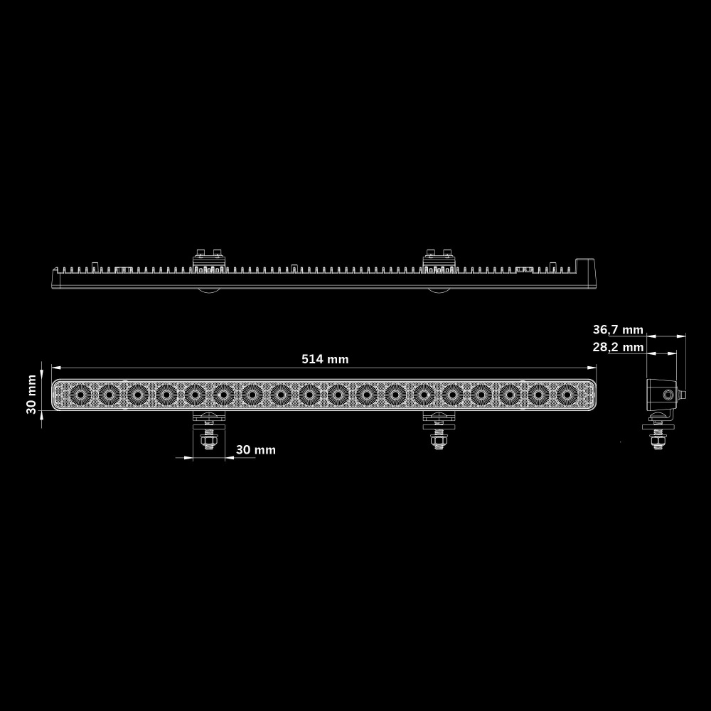 Strands NUUK E-Line Arbejdslampe 80W