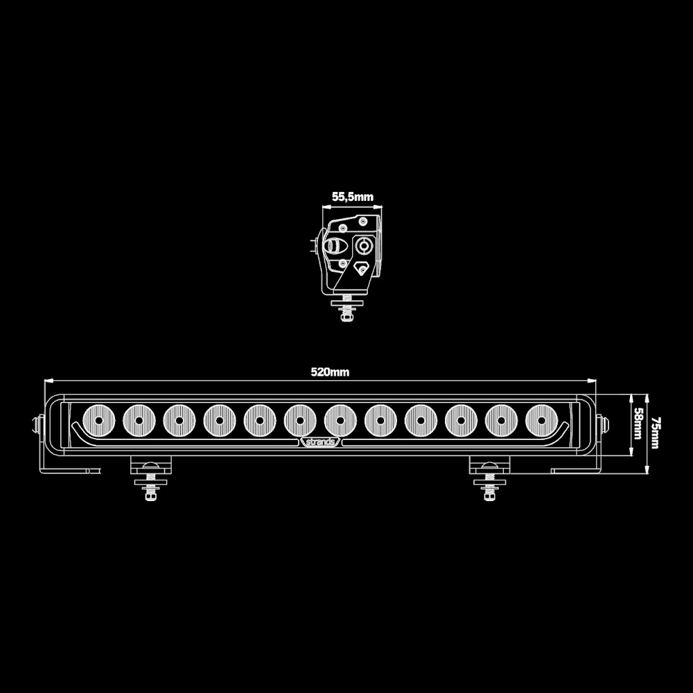 Strands Dark Knight Identity LED-rampe 20