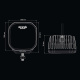 Strands For9T No-Glare Arbejdslampe 78W Strands For9T No-Glare Arbejdslampe 78W