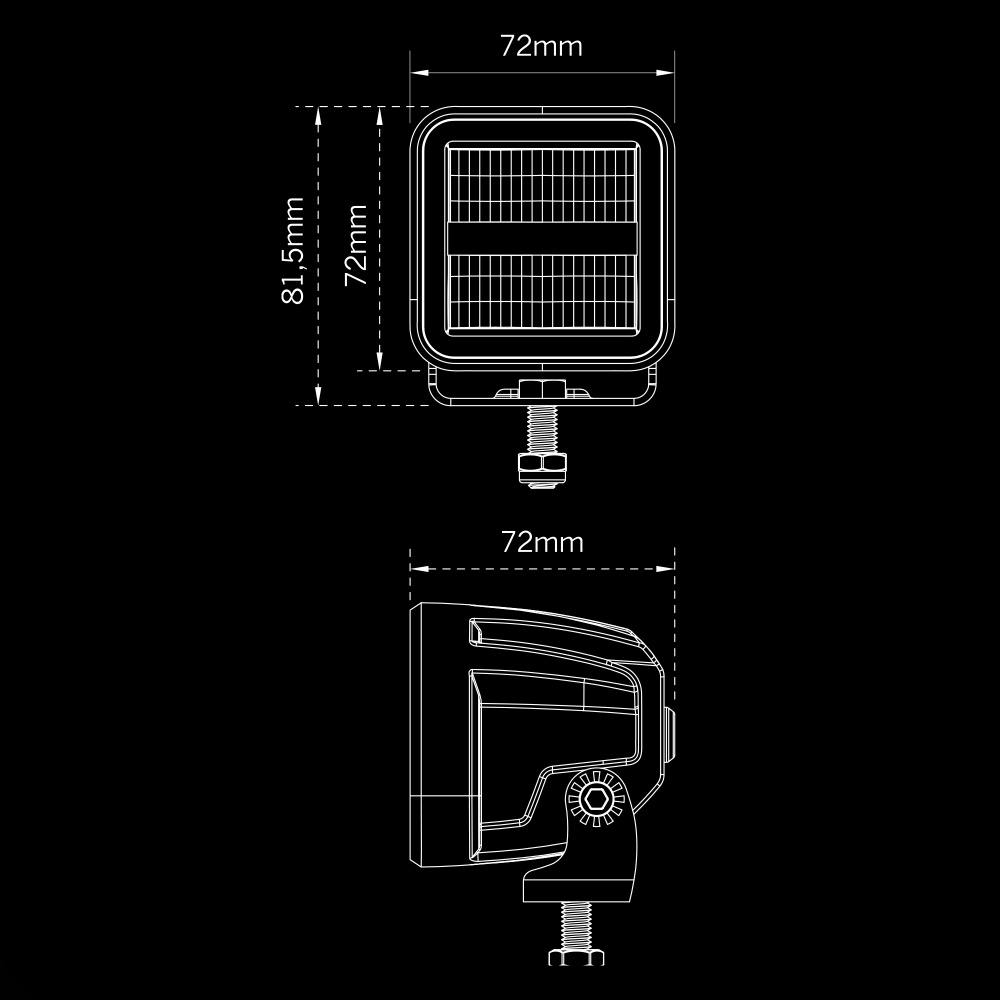 Strands Siberia XP Qube Arbejdslampe 38W
