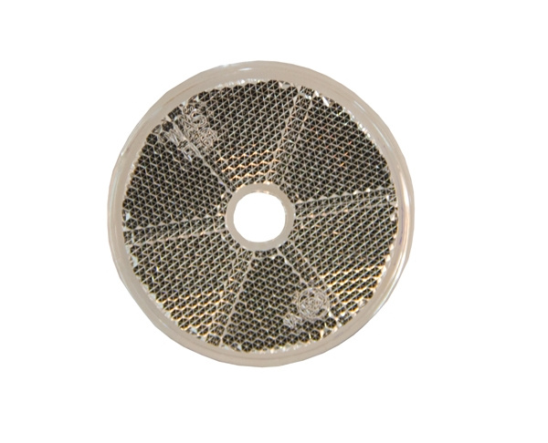 Strands Hvid Refleks Rund