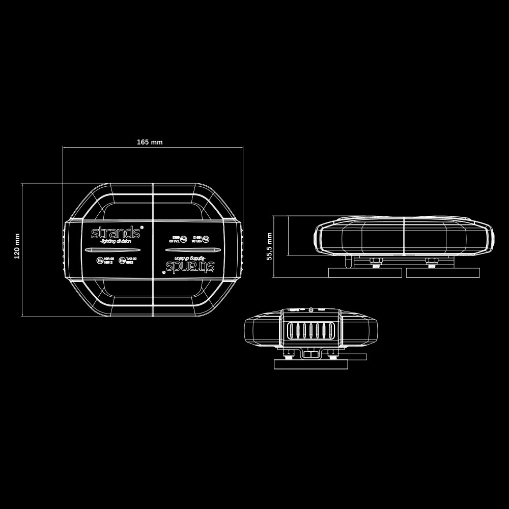 Strands Cruise Light Varningslysestang 160Mm Med Magnet