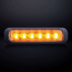 Strands Dark Knight Riktat Blixtlys Orange 6 LED Klar Linse Strands Dark Knight Riktat Blixtlys Orange 6 LED Klar Linse