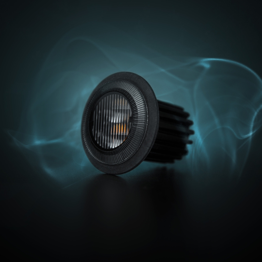 Strands Dark Knight Gloria Varningslys Røgfarvet Linse